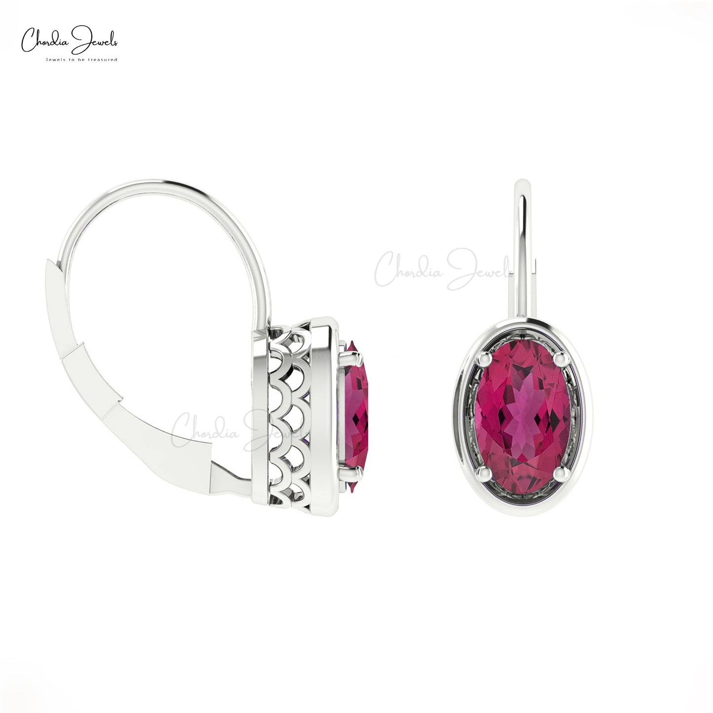 Shop Pink Tourmaline Earrings