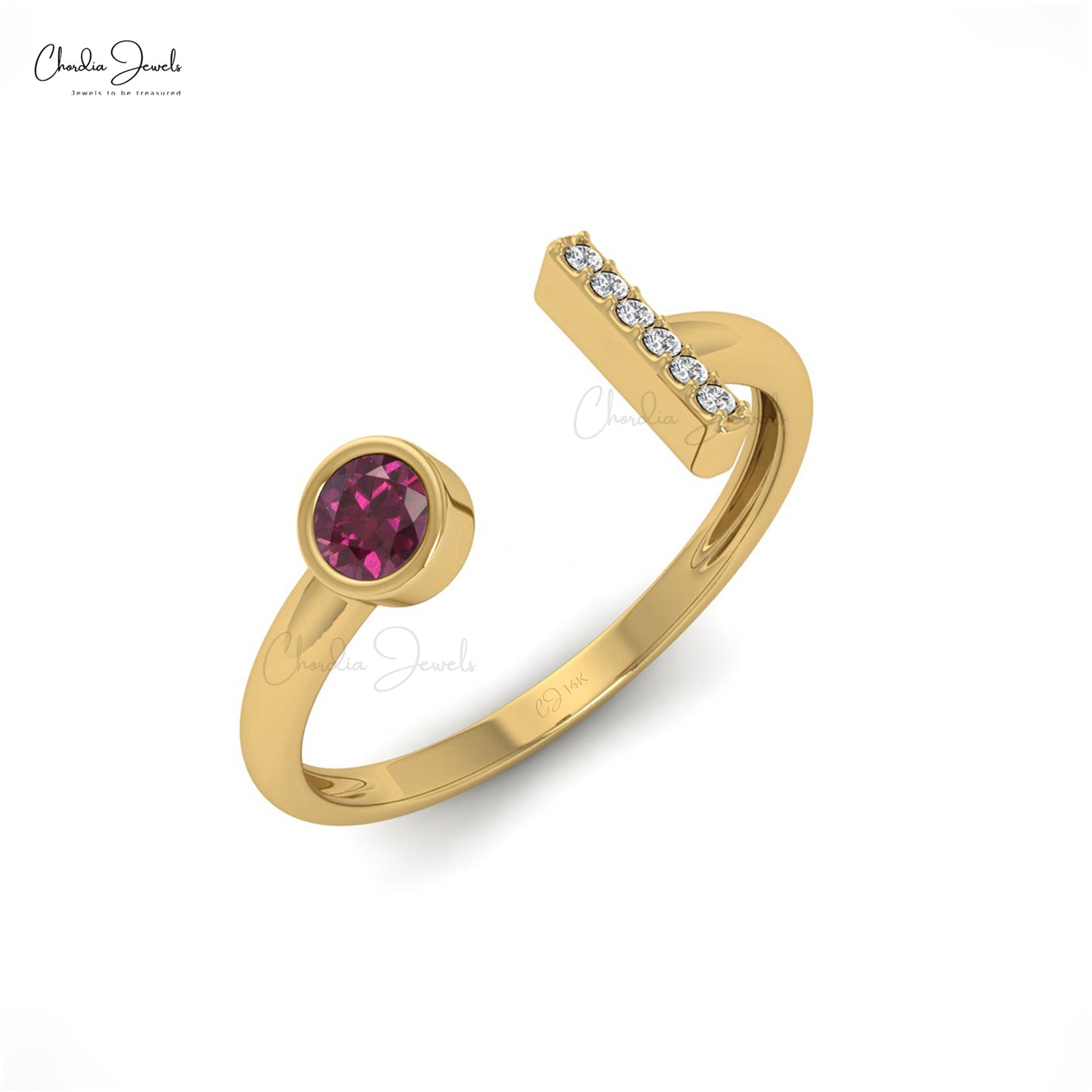 Rhodolite Garnet Ring