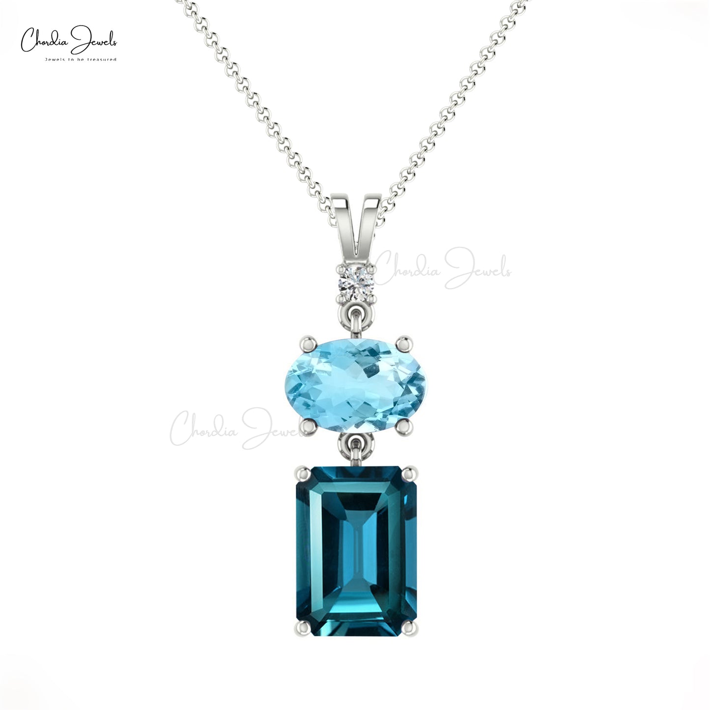 Shop London Blue Topaz Pendant