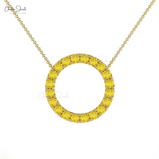 Buy Yellow Sapphire Necklace