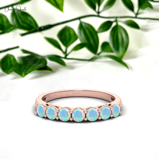 Opal Gemstone Engagement Ring