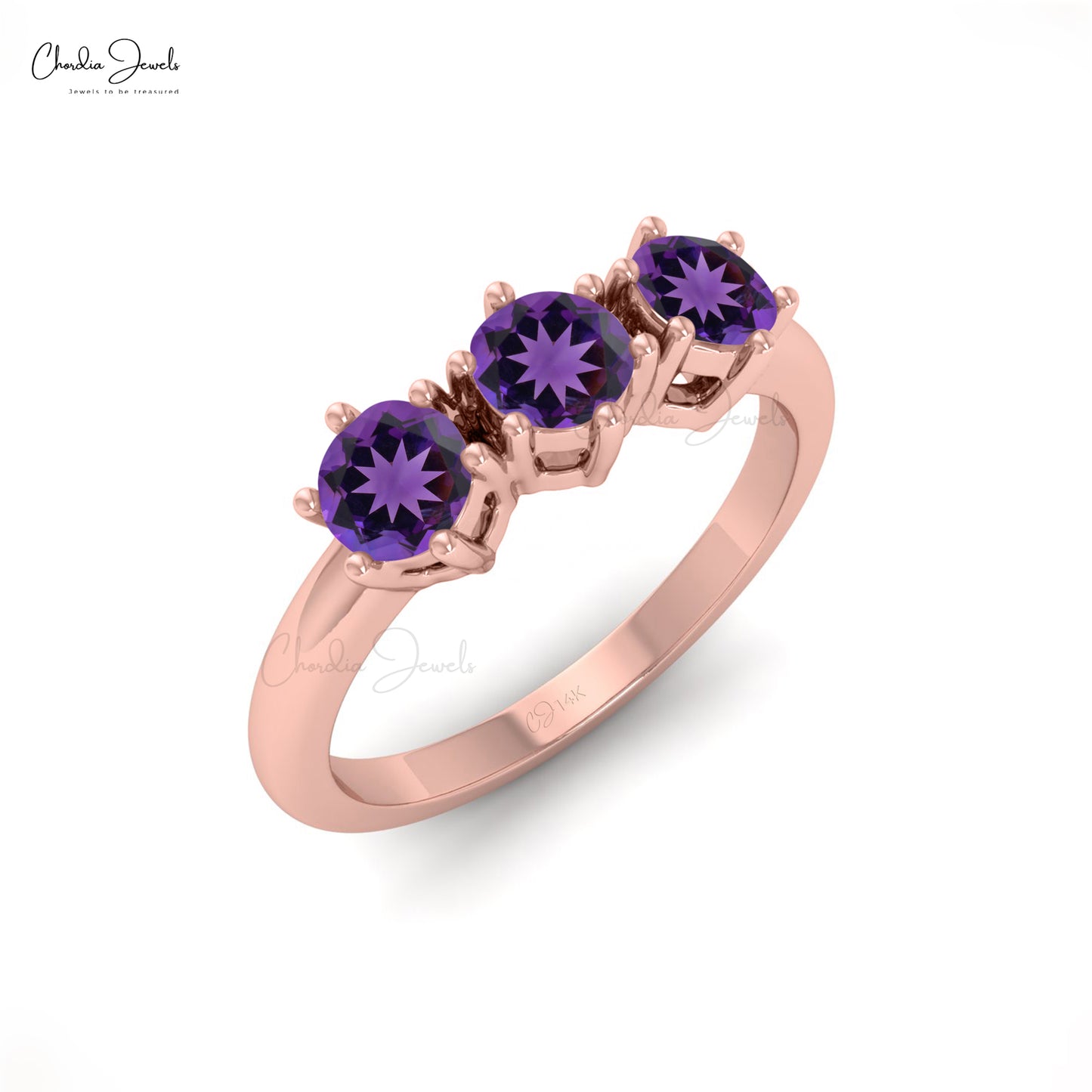 Buy Amethyst Trinity Ring