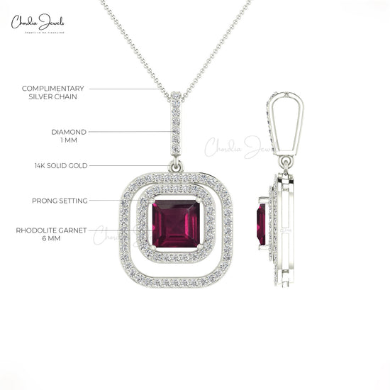 Diamond Halo Pendant