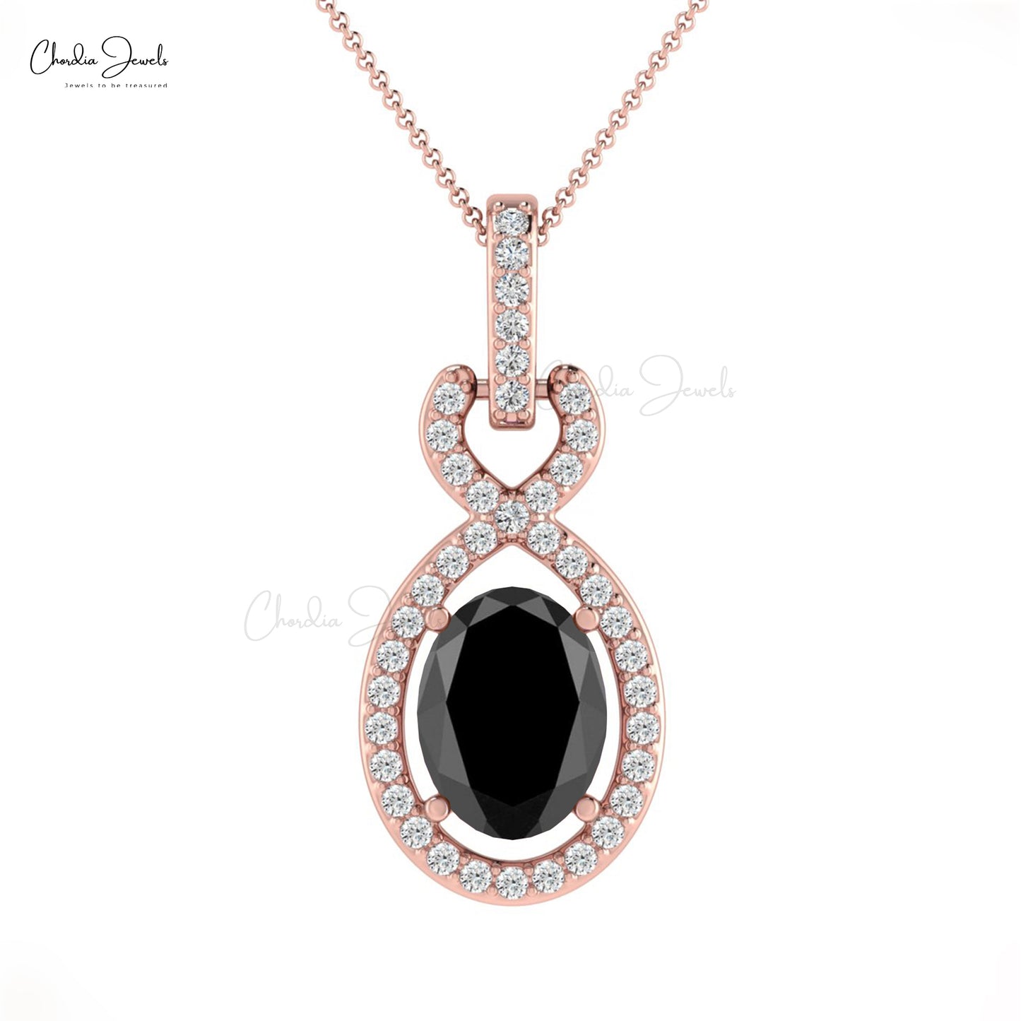 Diamond Halo Bail Pendant