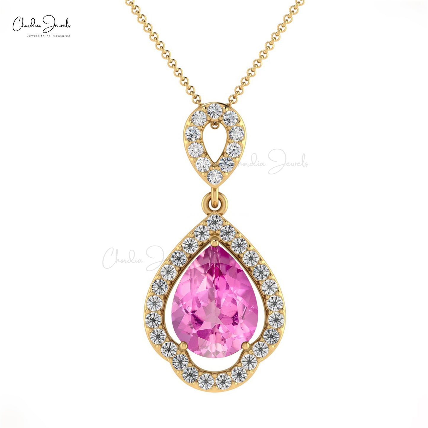 Pink Sapphire Pendant