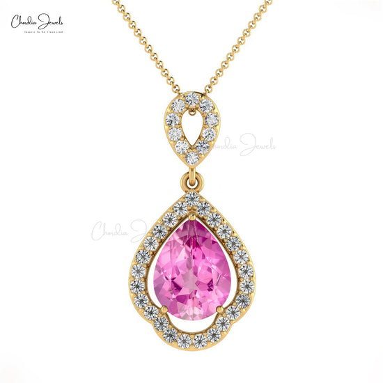 Pink Sapphire Pendant