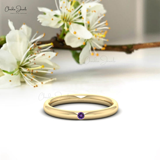 amethyst gemstone ring