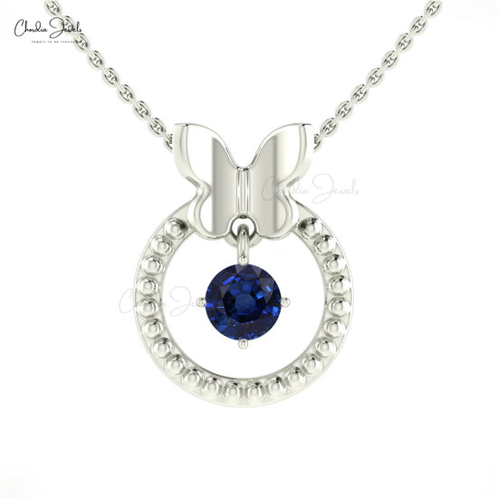 Natural Blue Sapphire Pendant