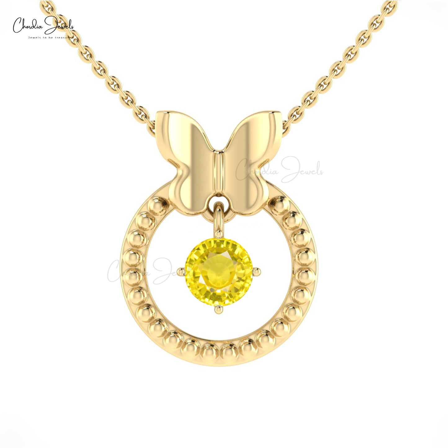 Shop Yellow Sapphire Pendant