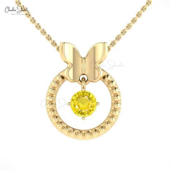 Shop Yellow Sapphire Pendant