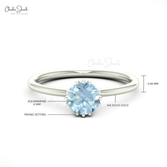 Prong Set Gemstone Ring