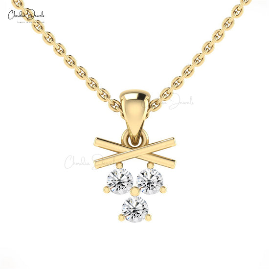 14k Gold Cluster Pendant