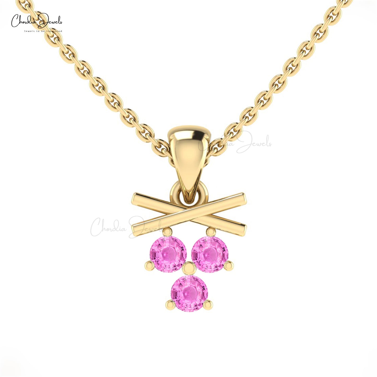 Buy Pink Sapphire Pendant