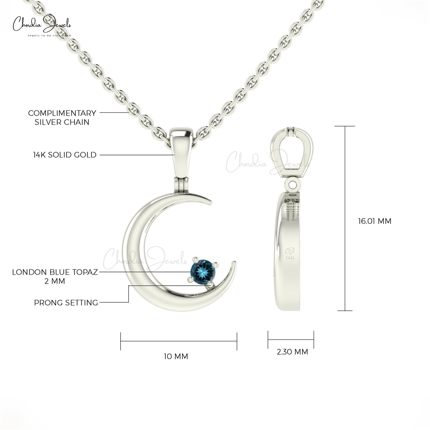 Dainty Solitaire Pendant