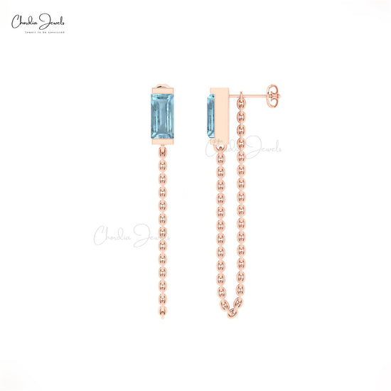 Aquamarine earrings