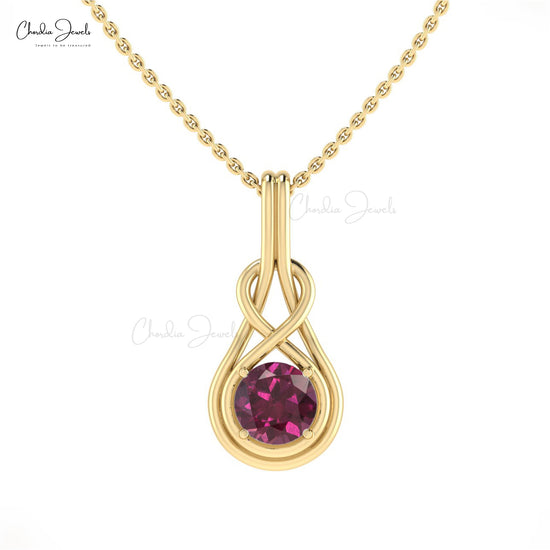 Rhodolite Garnet Pendant