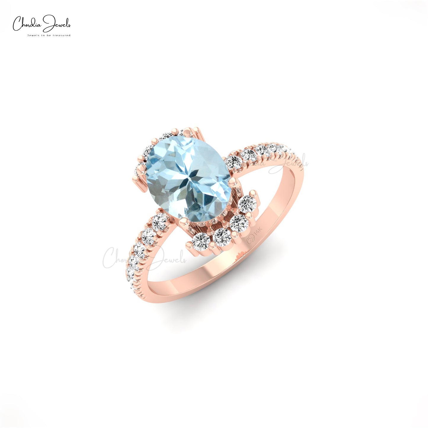 Genuine Aquamarine Ring
