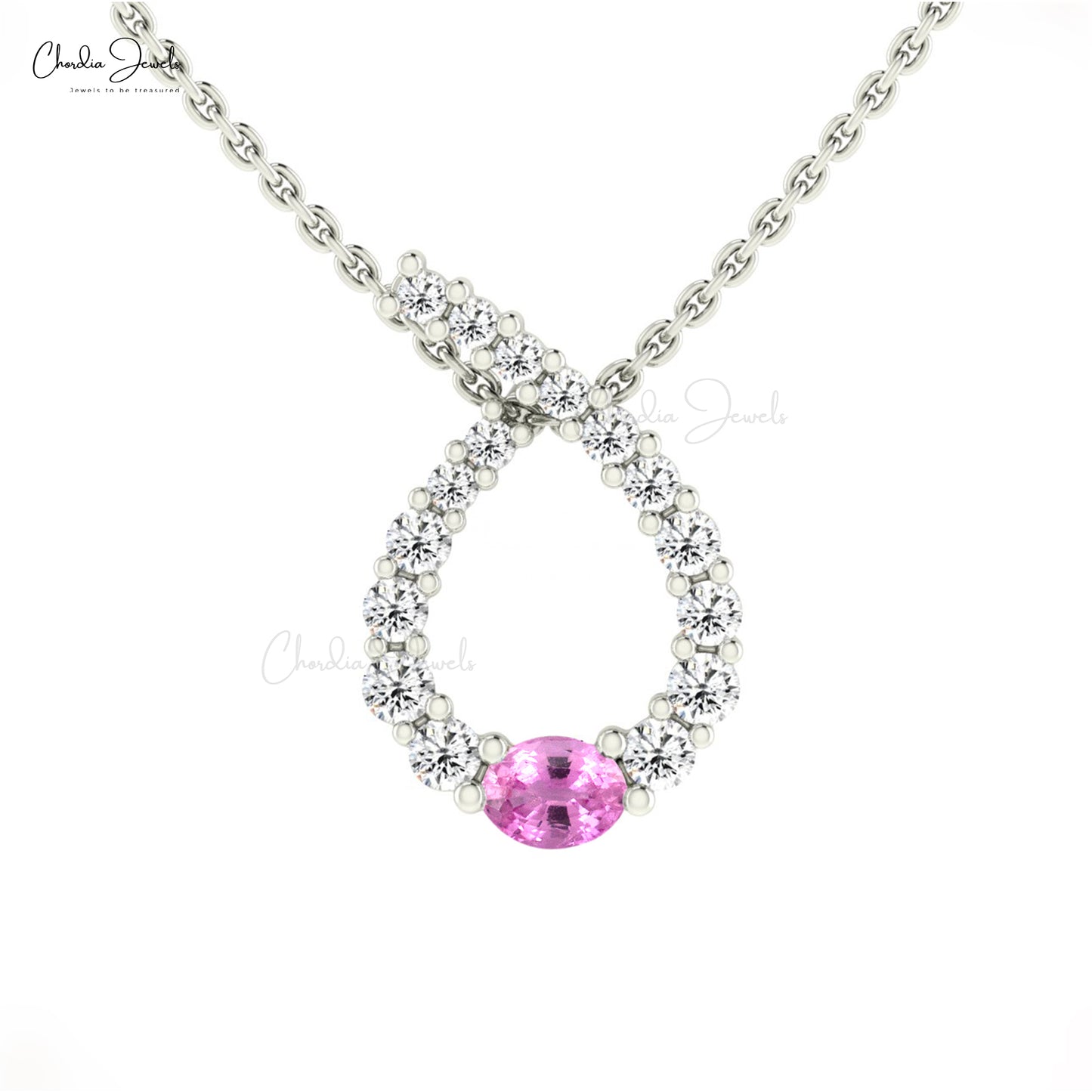 White Diamond Pendant