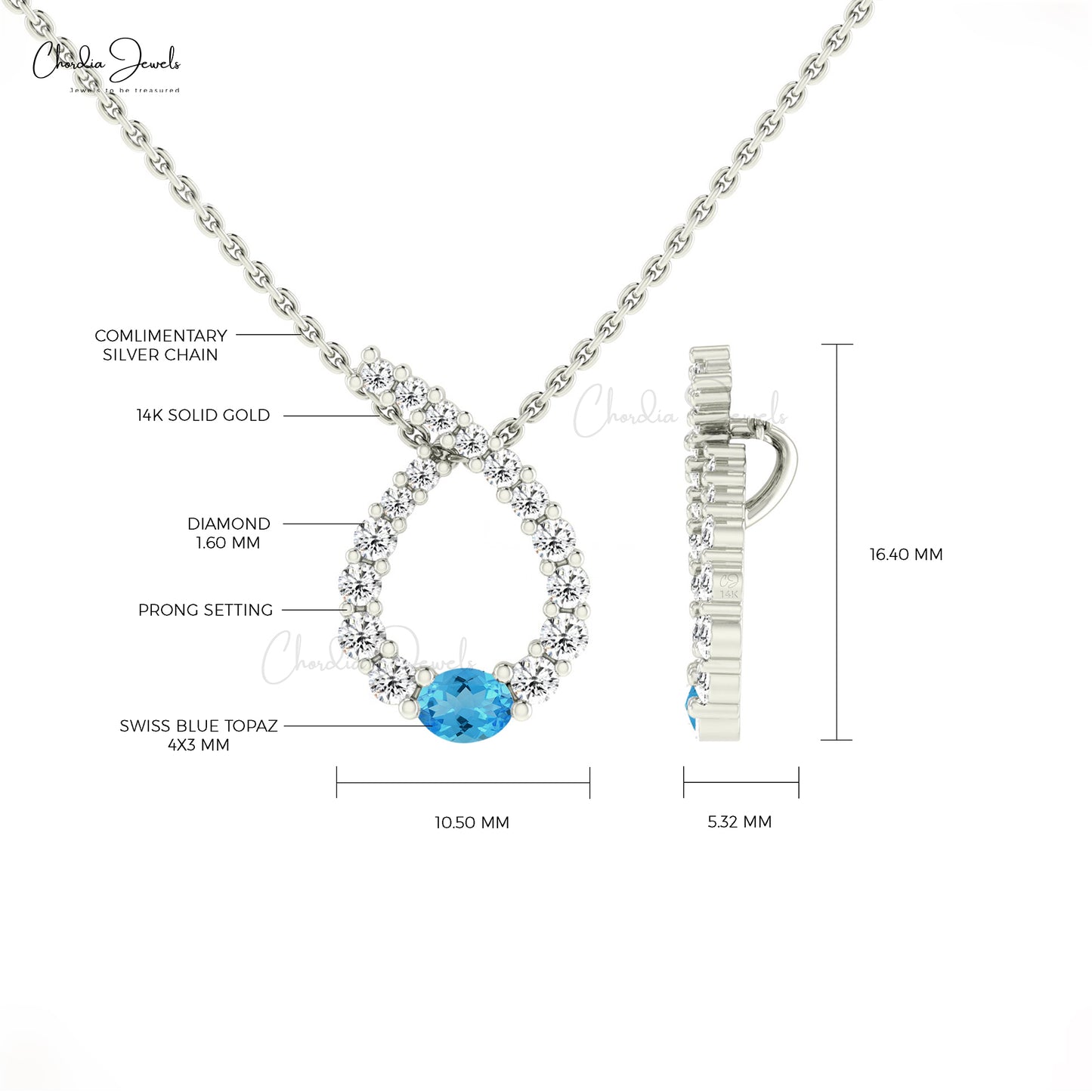 Diamond Accent Women Pendant