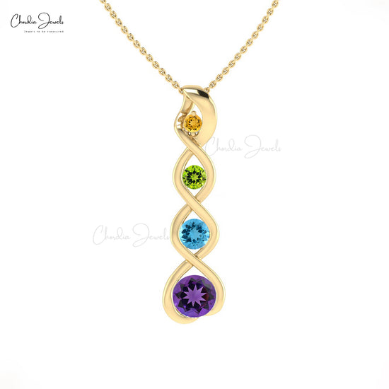 Multi Birthstone Pendant