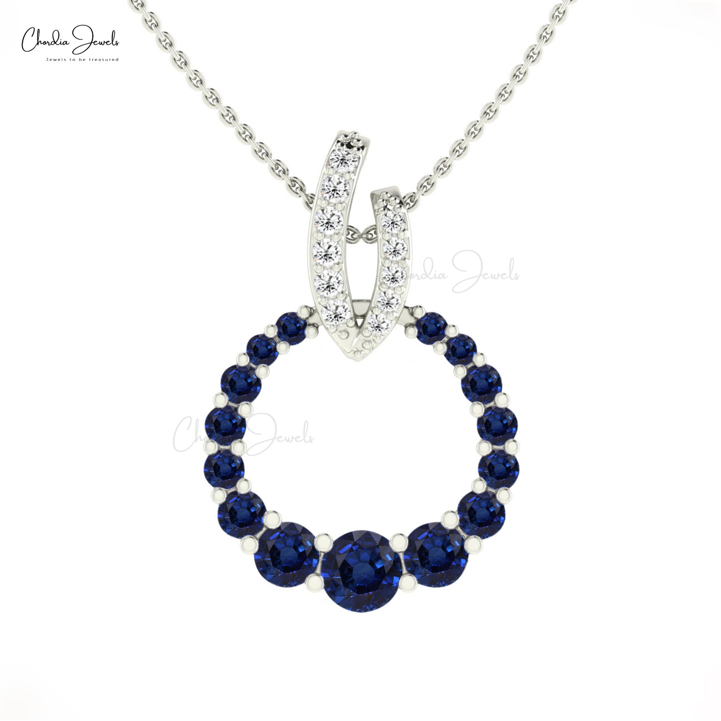 Shop Blue Sapphire Pendant