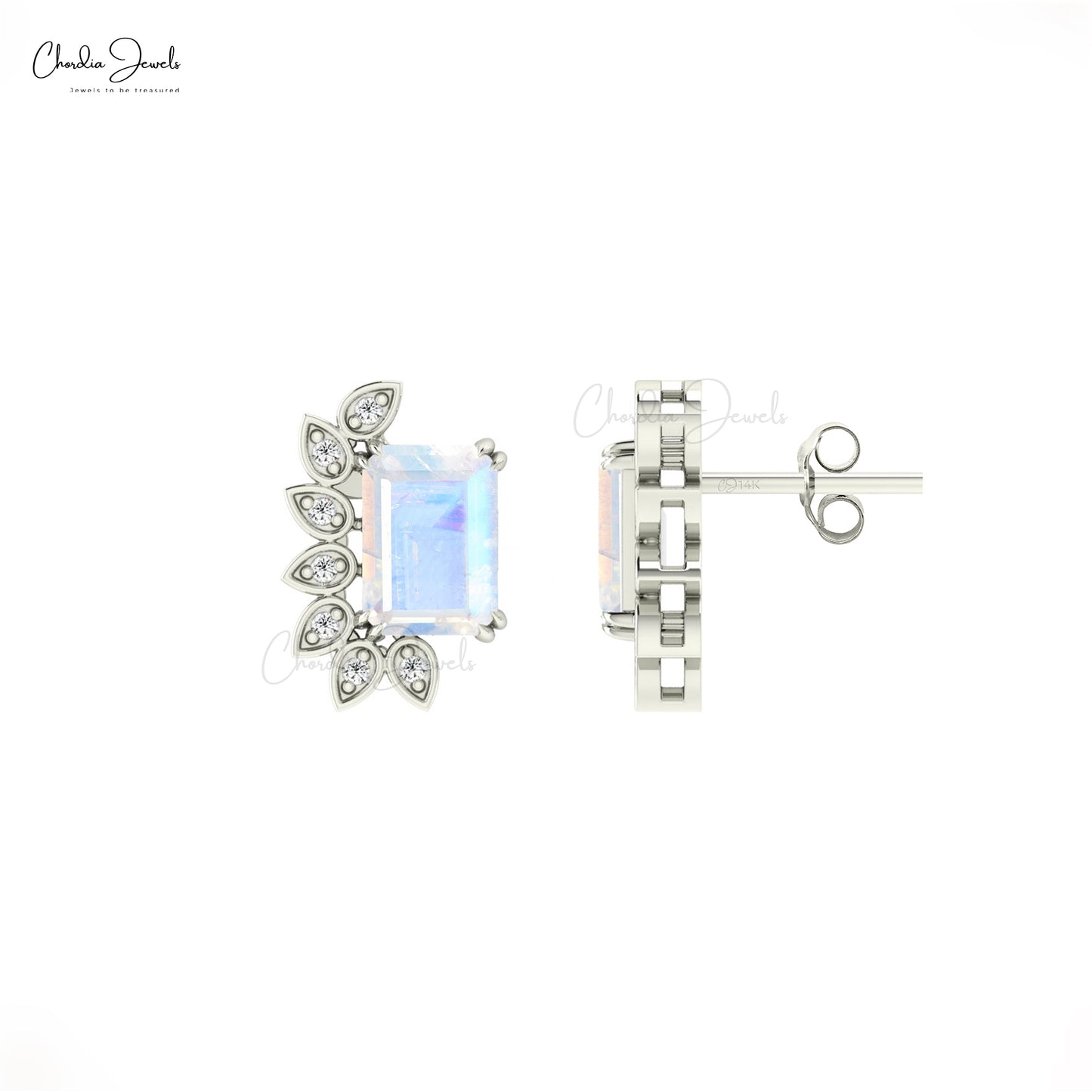 Diamond Wings Earrings