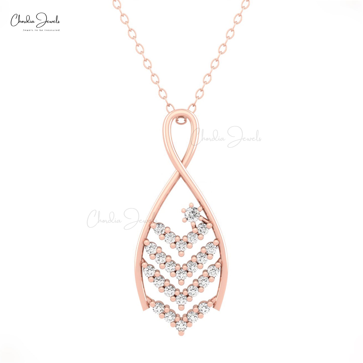 Natural 0.39 TCW Diamond Accented Cluster Pendant in 14k Solid Gold Fine Jewelry for Women