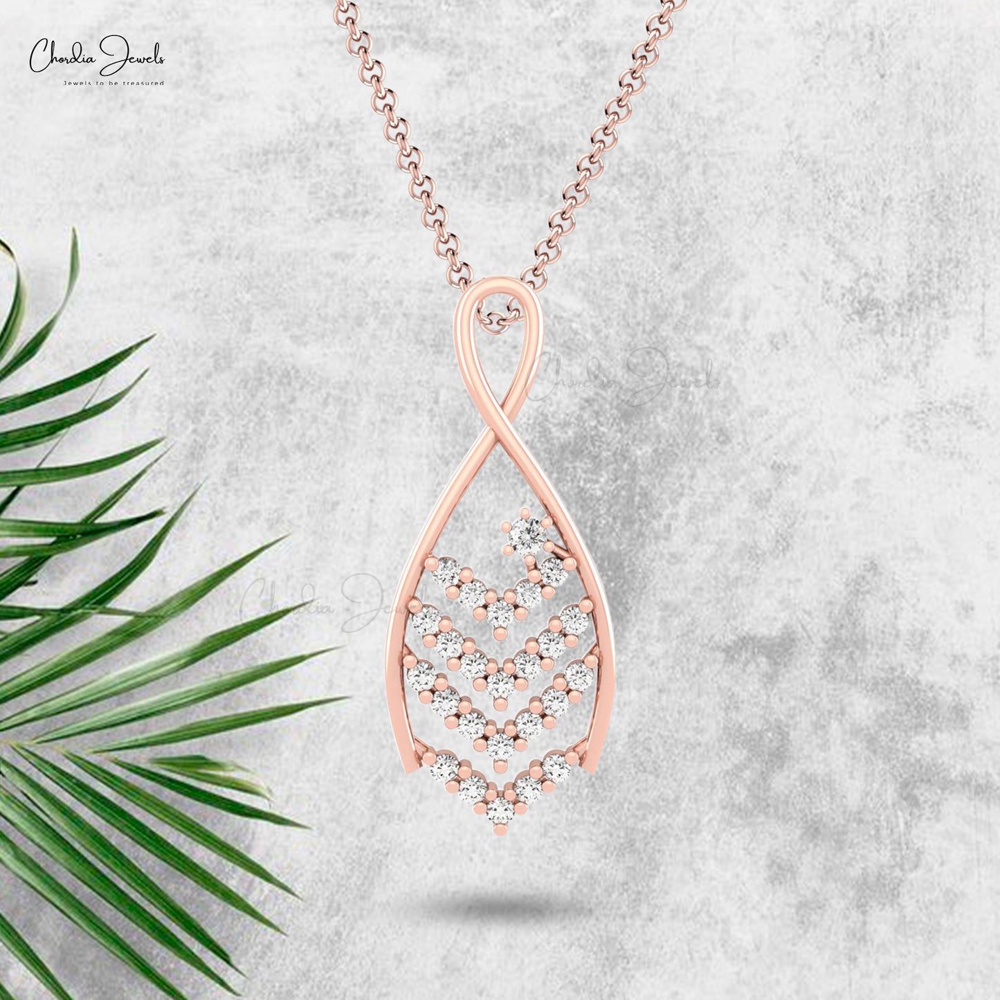 Natural Diamond Pendant