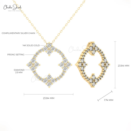 Buy Cluster Diamond Pendant