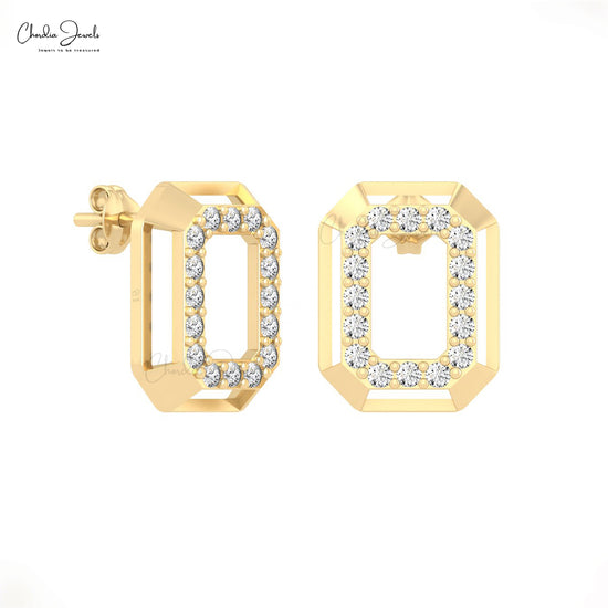 Dainty Diamond Earrings