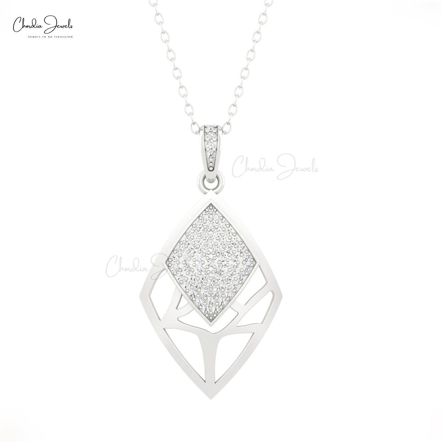 Diamond Cluster Pendant