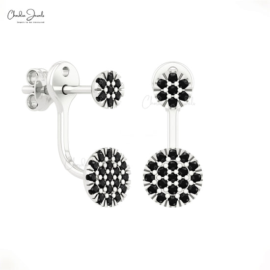 Genuine Black Diamond Earrings