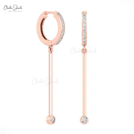 bezel set diamond studs