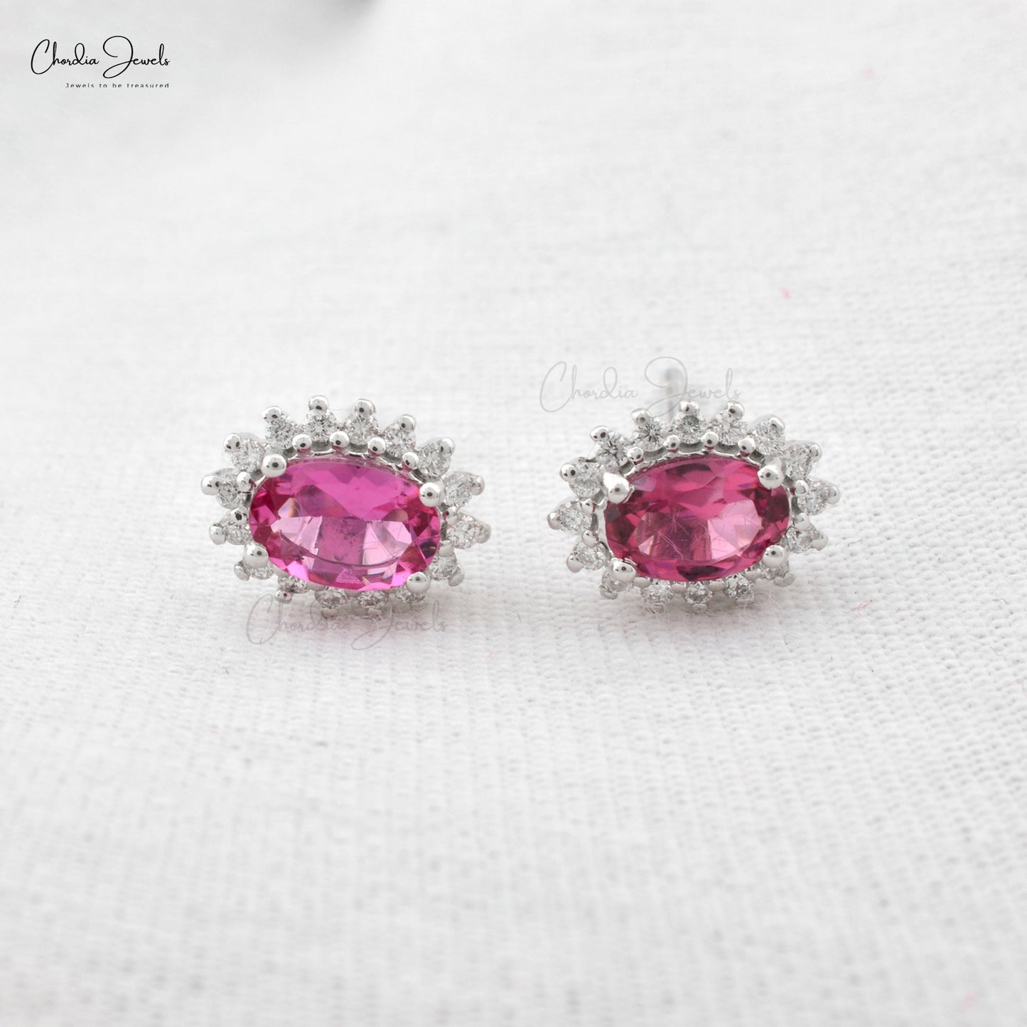 White Diamond Studs