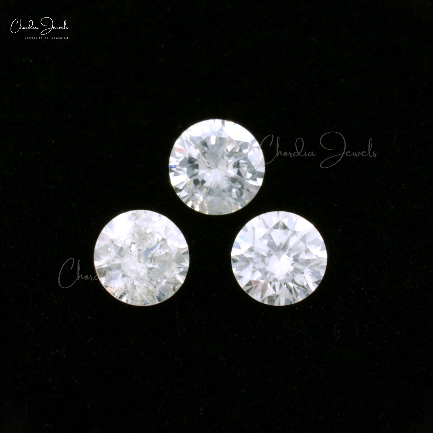 Natural Loose 20 Pointers White Diamond 3.7 - 3.8MM Quality I1-I2/G-H Stone, 1 Piece