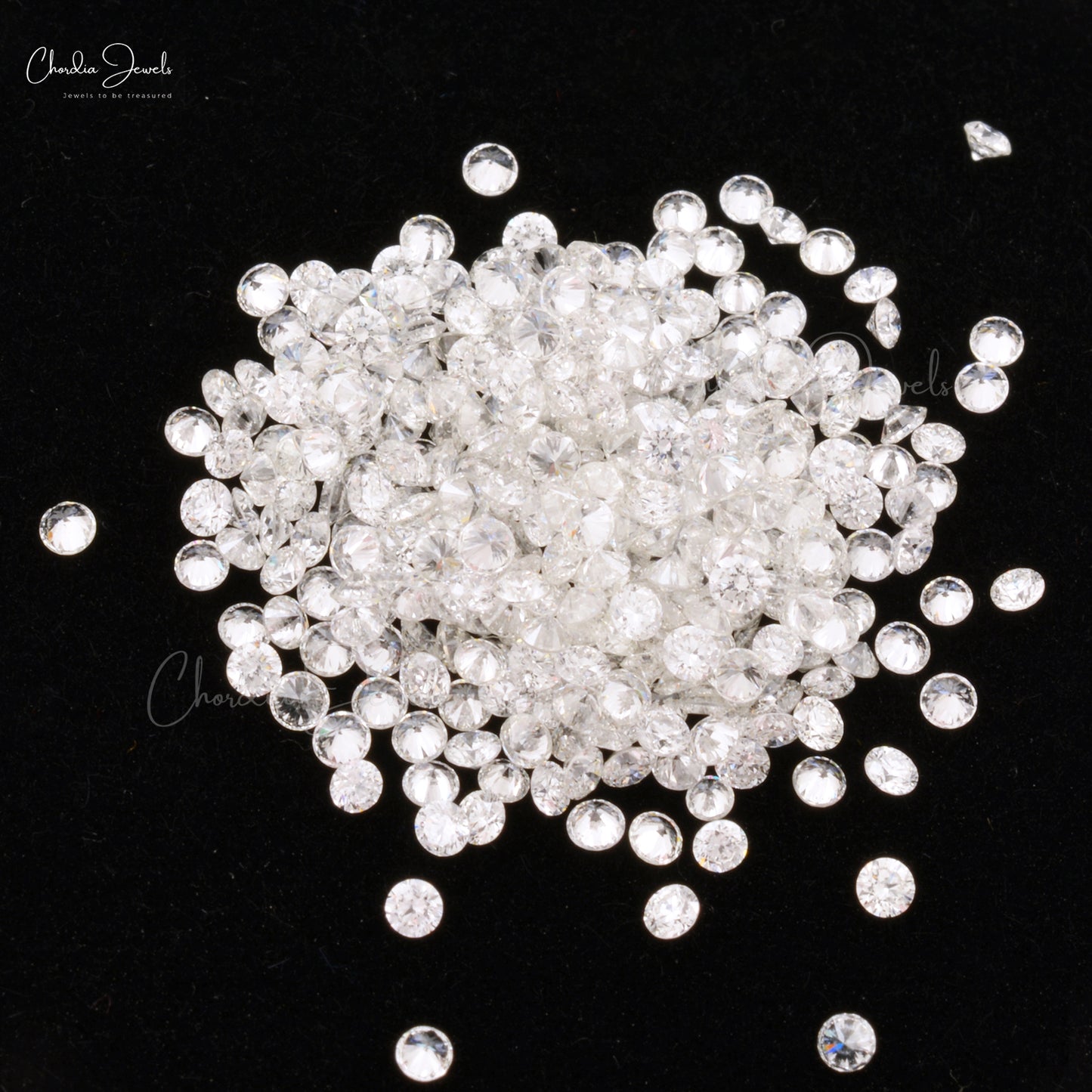 Natural Stars White Diamond 1.3 - 1.70MM Brilliant Cut S-I/G-H Color Loose Stones, 1 Piece