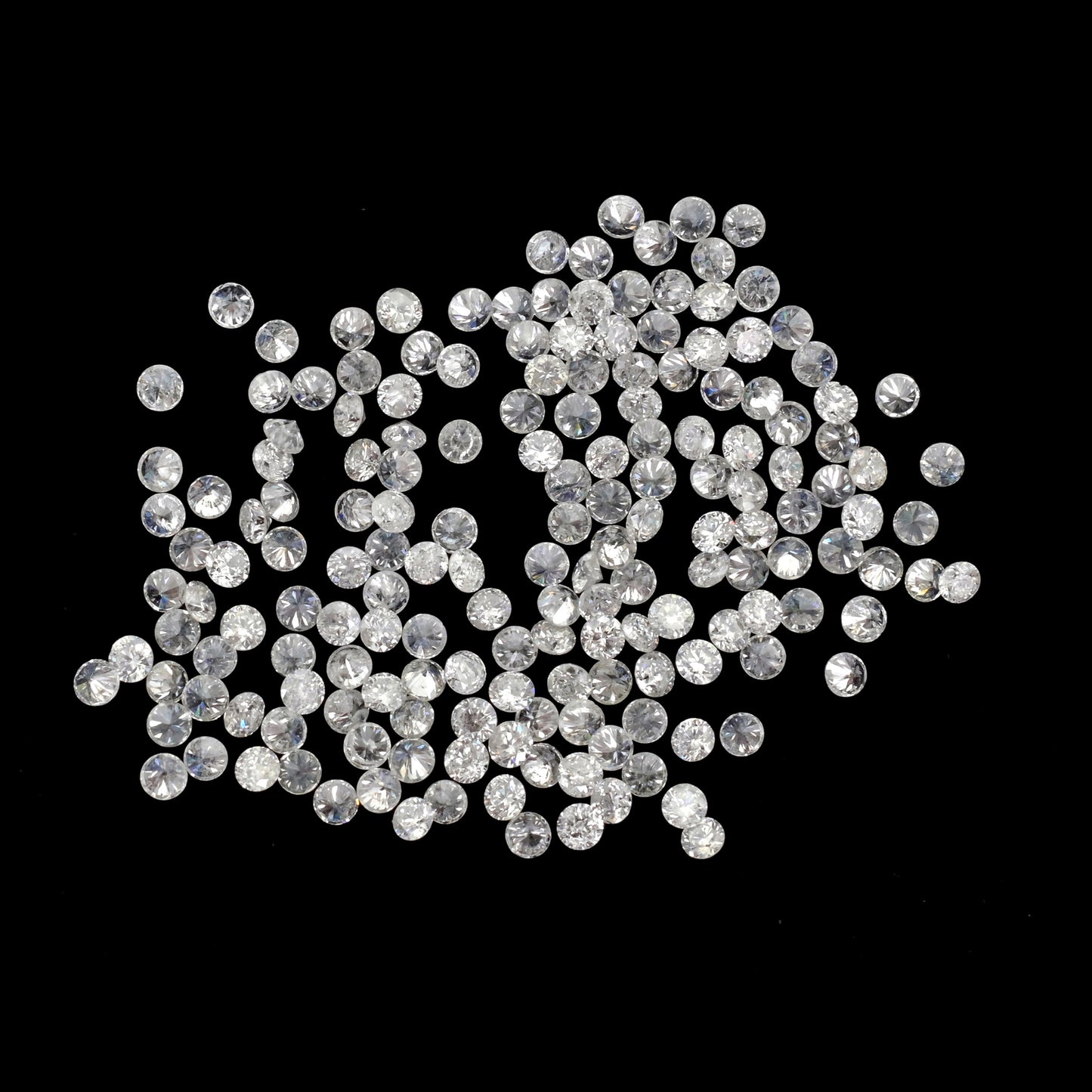 Star White Diamond I1-I2 / G-H Round Brilliant Cut 1.3MM Precious Gemstone, 1 Piece