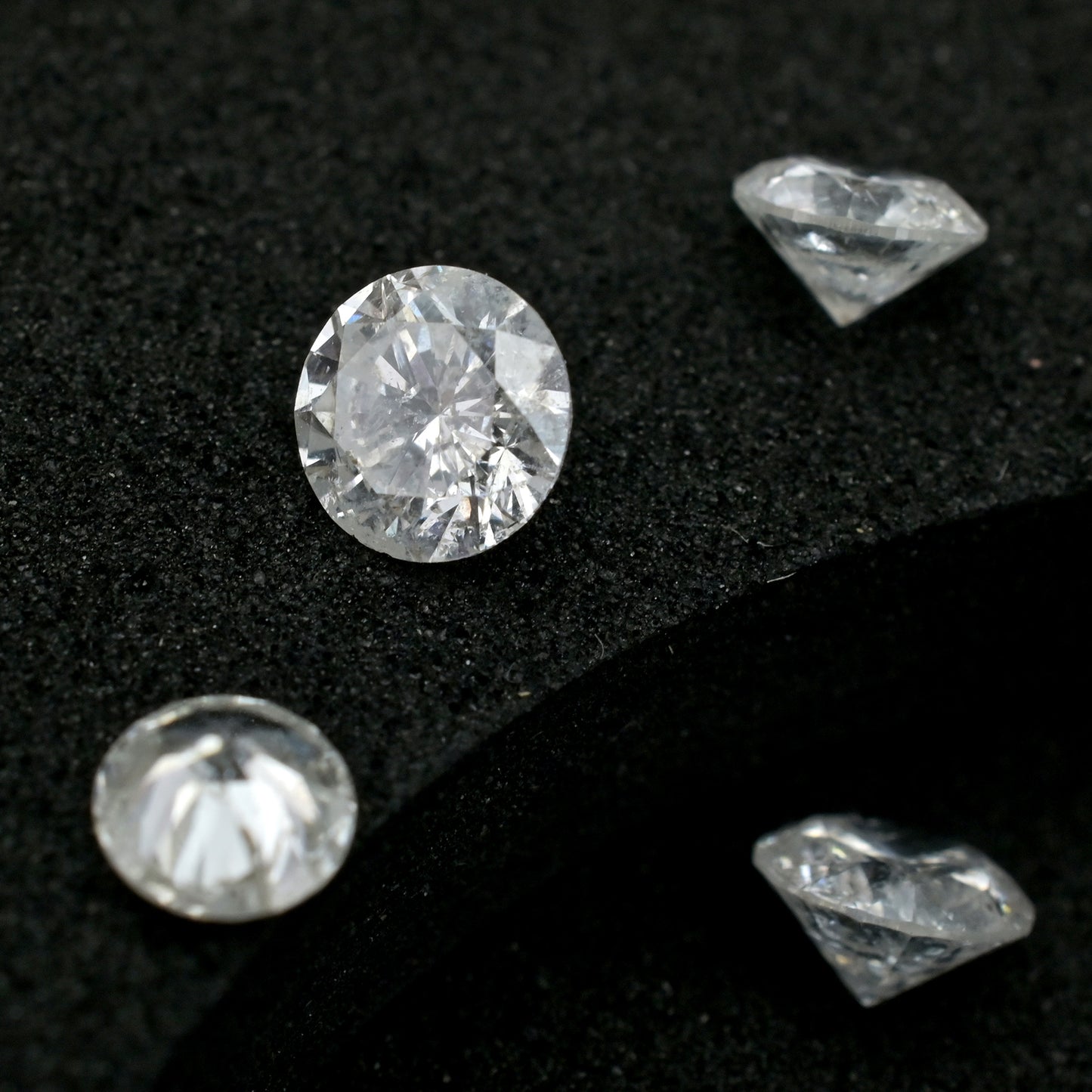 Brilliant Cut 4mm I1-I2/G-H Diamond 25 Pointers Loose Stone for Jewelry, 1 Piece