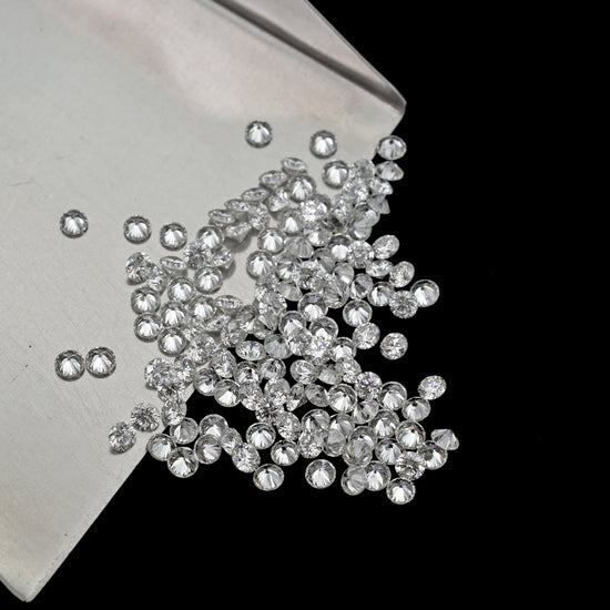 High Quality 2.30 - 2.60mm Melee Diamond SI Clarity Round Cut Loose Stone For Jewelry, 1 Piece