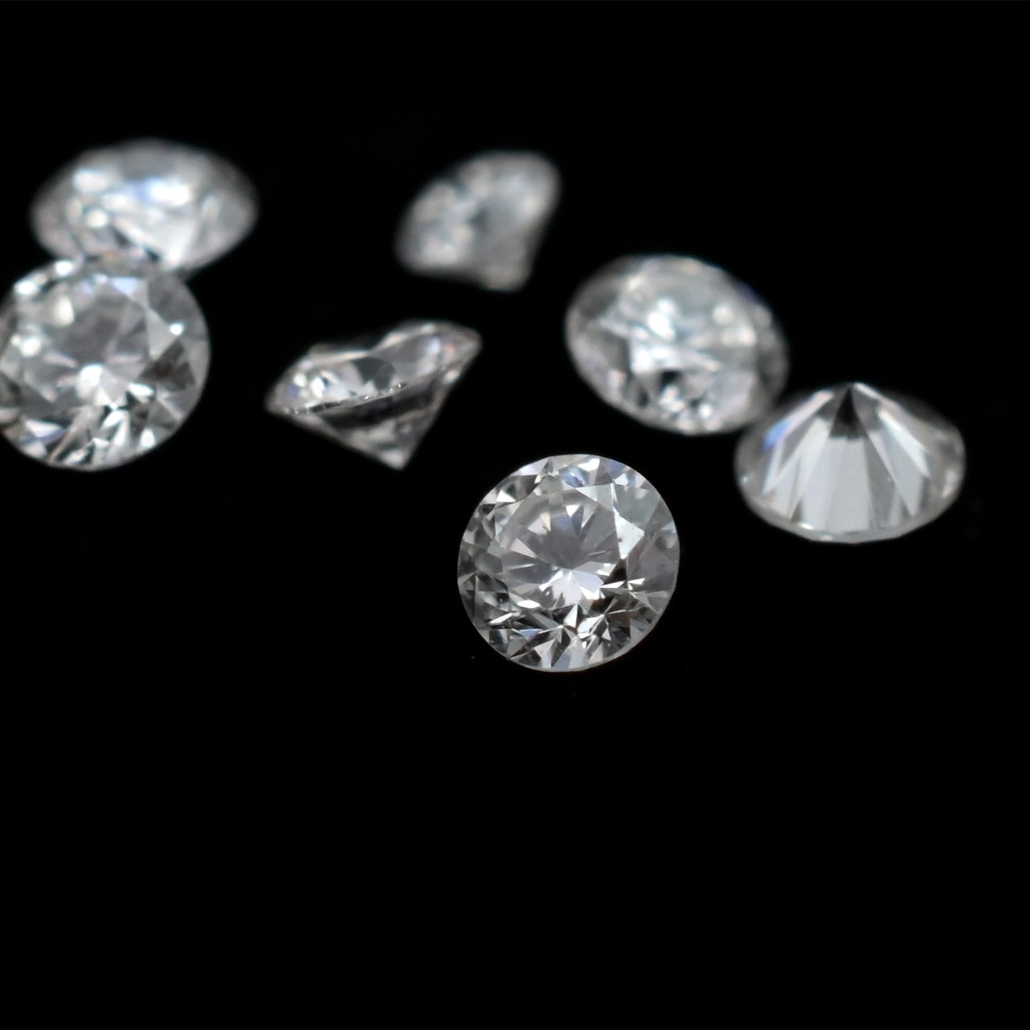 Natural Melee Diamond 1.8mm - 2.20mm Round Cut VS1/ G-H Loose Stone, 1 Piece