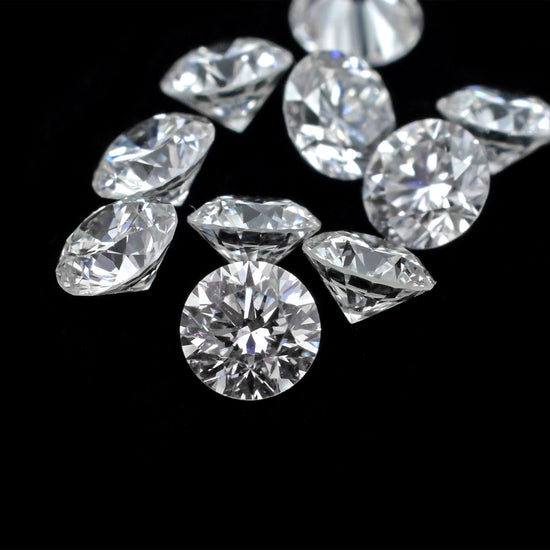 VS1 Quality Round 15 Pointers Diamond 3.3-3.6mm Loose Stone for Jewelry, 1 Piece