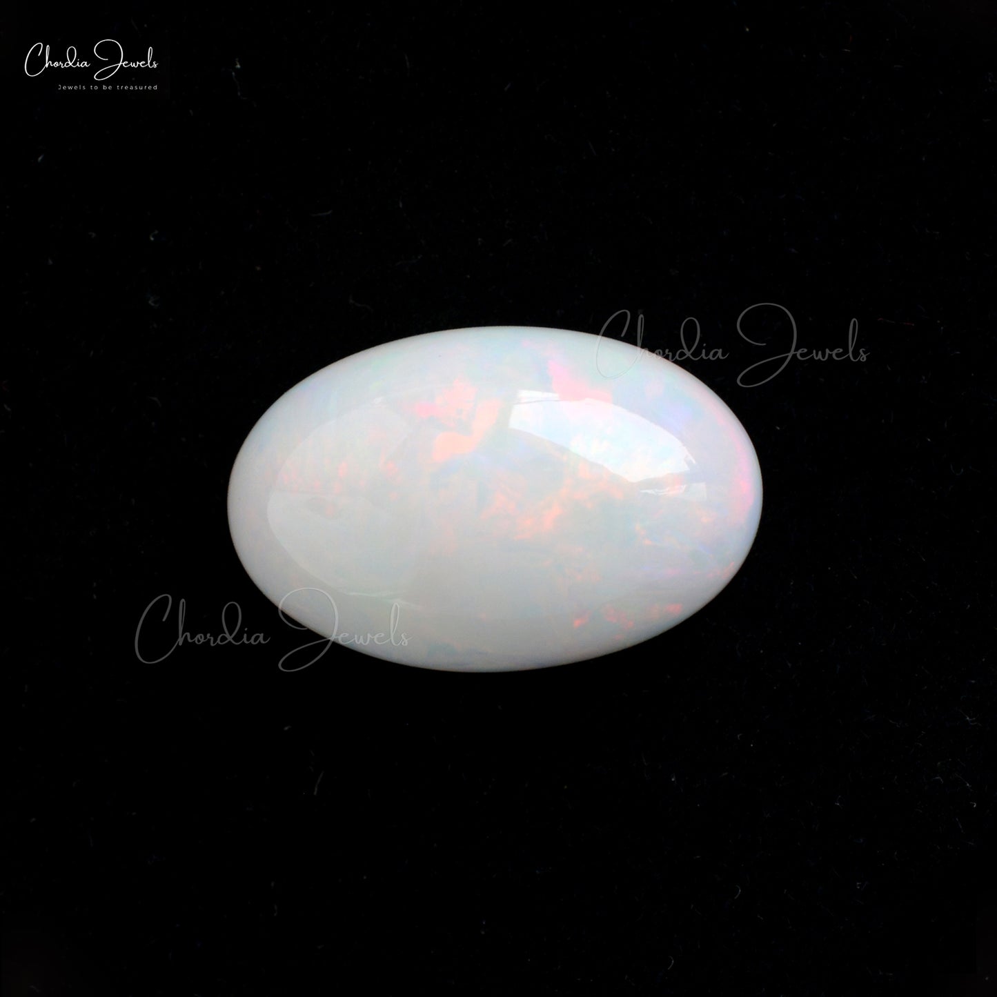 AAA Quality Fire Opal 20.38 Ct Oval Cabochon Stone For Jewelry, 1 Piece