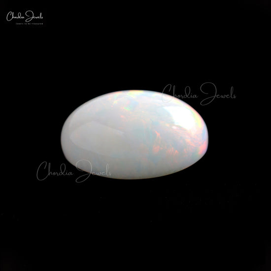 AAA Quality Fire Opal 20.38 Ct Oval Cabochon Stone For Jewelry, 1 Piece