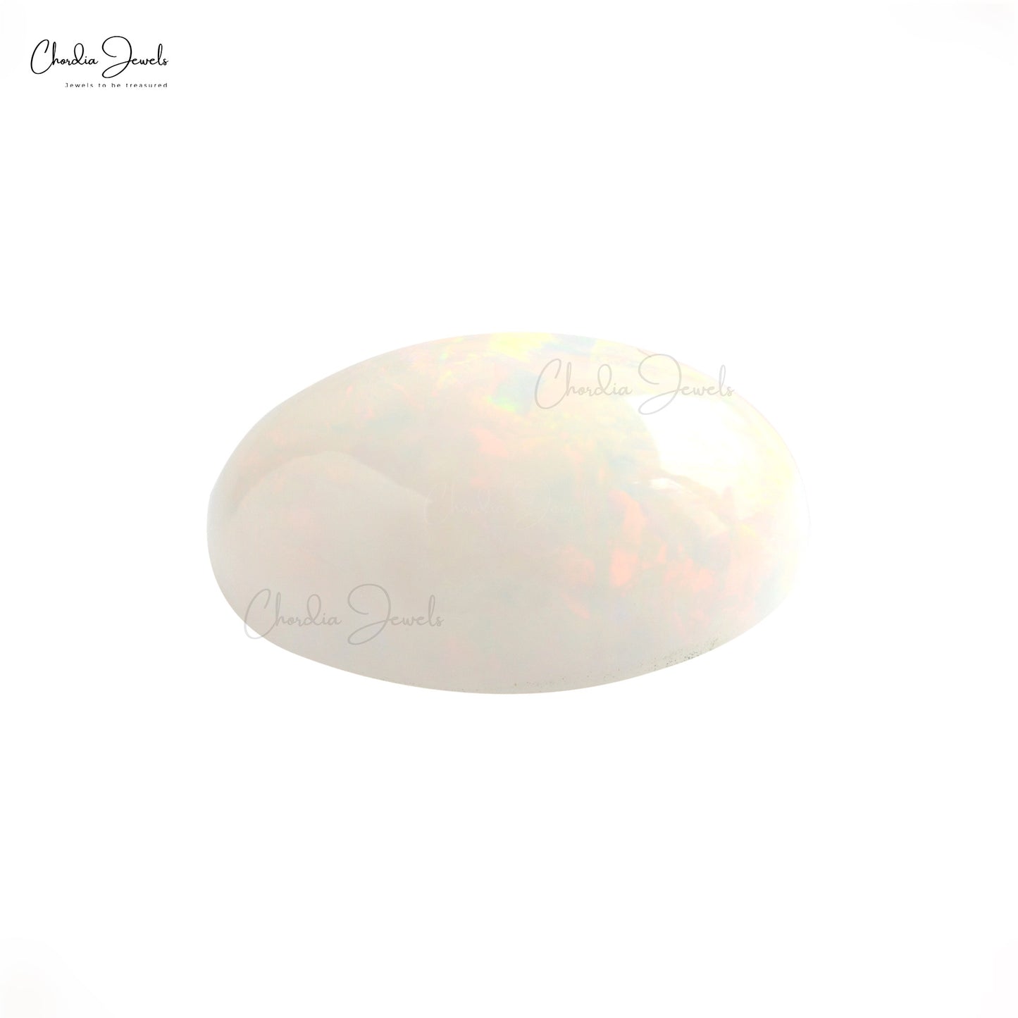 AAA Quality Fire Opal 20.38 Ct Oval Cabochon Stone For Jewelry, 1 Piece