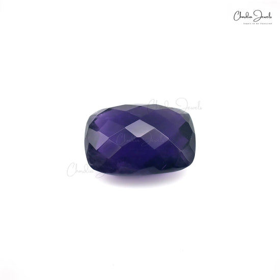 Octagon Briolette 14x10mm Amethyst Gemstone Loose Stone for Ring, 1 Piece