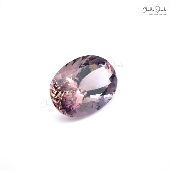 Oval Cut 21.45 Carat Semi Precious Ametrine Loose Stone For Fine Jewelry, 1 Piece