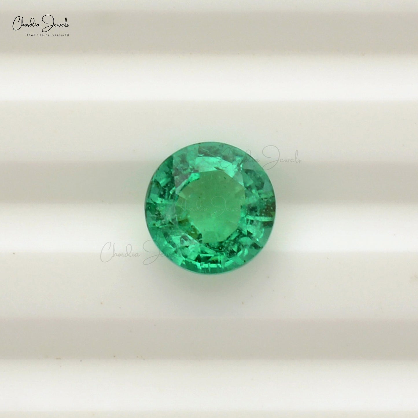 Zambian Round Cut 1.26 Ct Precious Emerald Loose Gemstone For Sale, 1 Piece