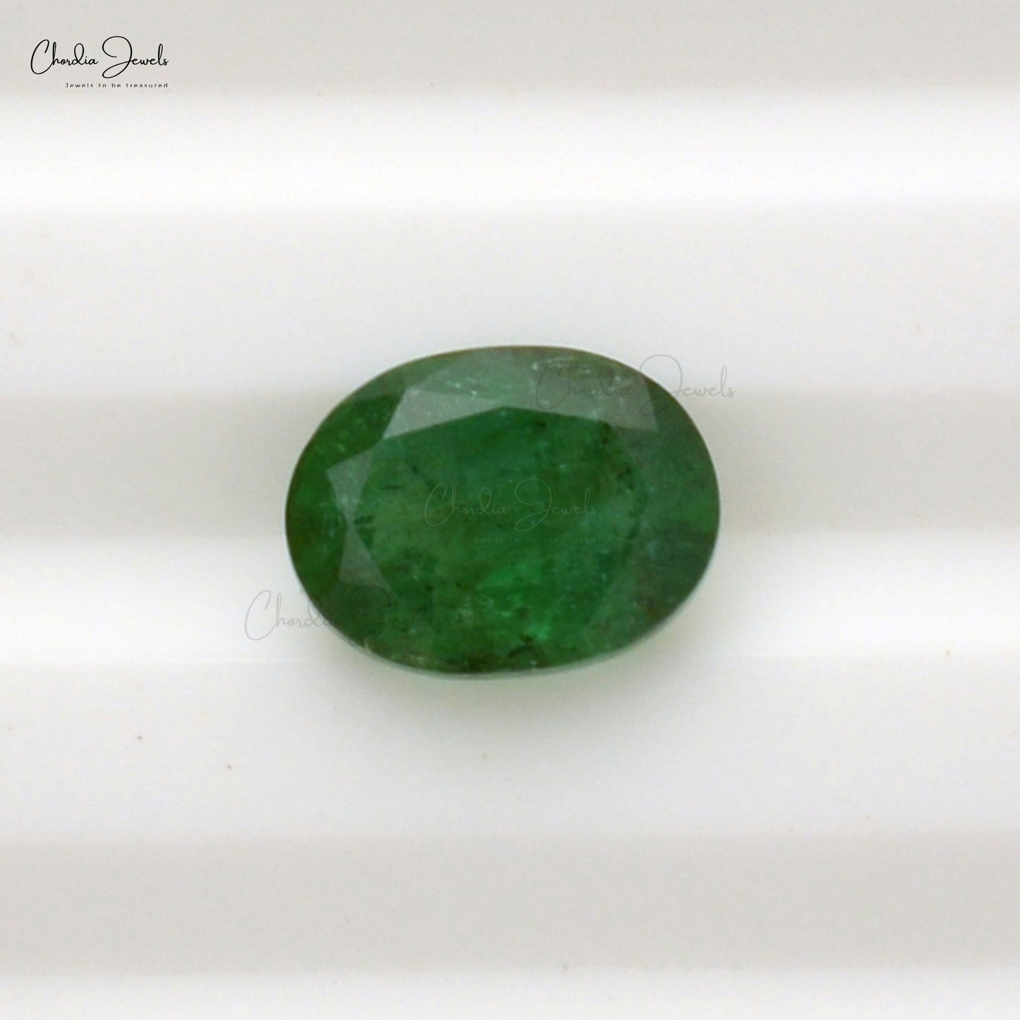 Natural Zambian Emerald 8X6MM Oval Cut Loose Gemstone for Sale, 1 Piece