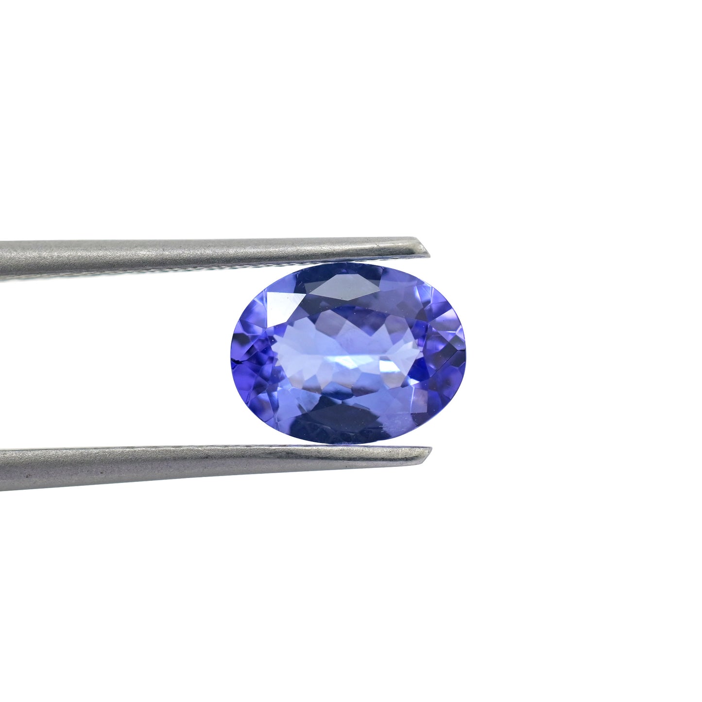 AAA Quality Loose Stone 1.62 Ct Blue Tanzanite Oval Cut Gemstone for Jewelry, 1 Piece