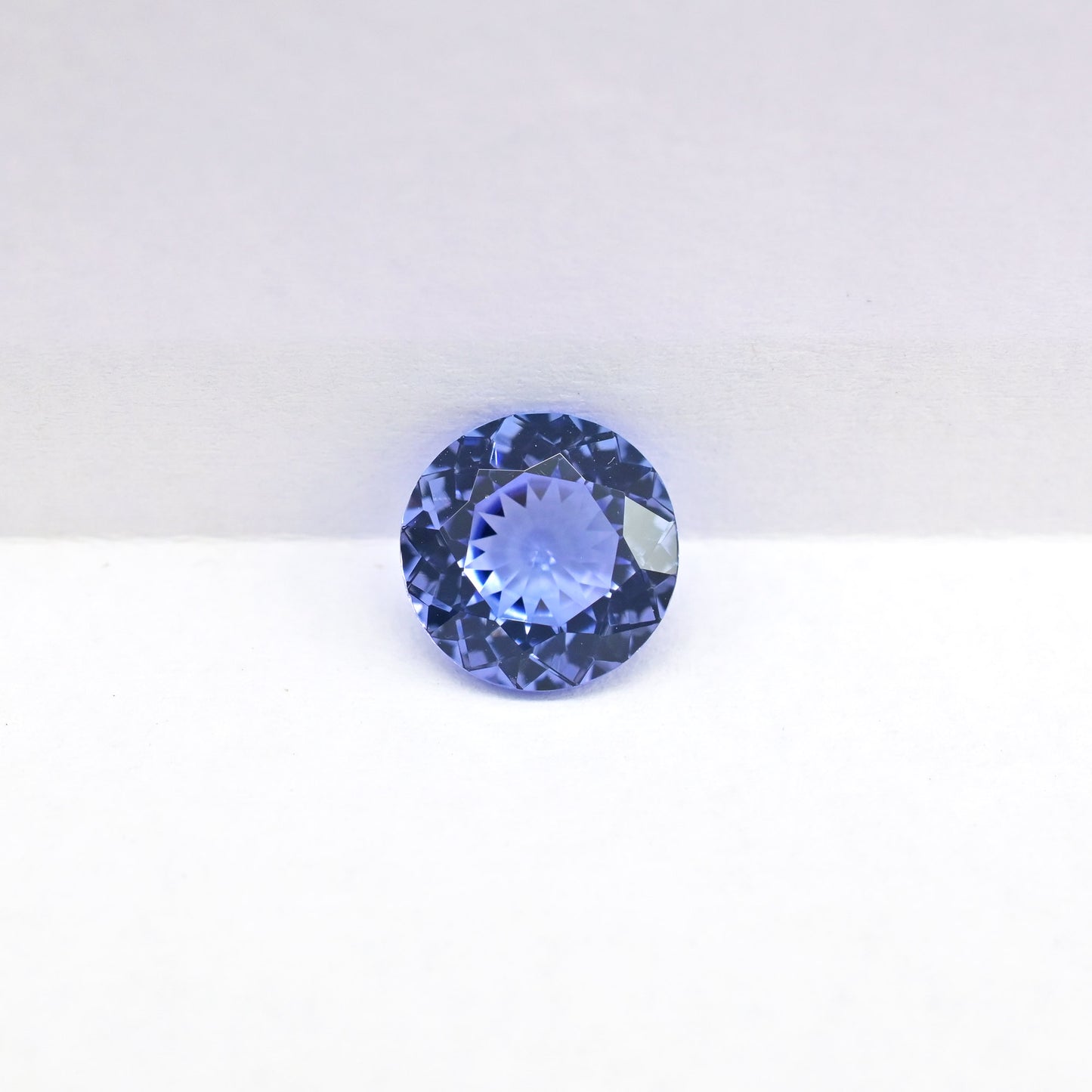 Natural Loose Gemstone Real Tanzanite 1.94 Ct Round Cut Faceted Stone for Jewelry